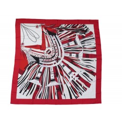 FOULARD HERMES CUIRS DU DESERT DETAIL CARRE GEANT 140 EN SOIE GIANT SCARF 895€