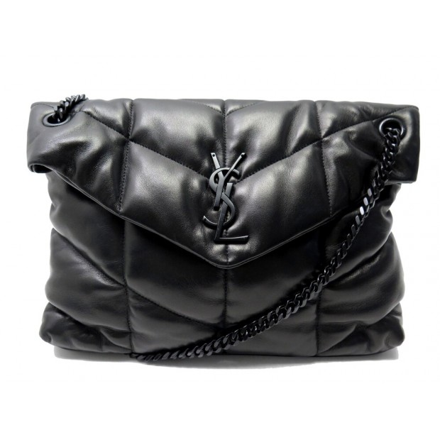 NEUF SAC A MAIN SAINT LAURENT LOULOU PUFFER 577475 BANDOULIERE NEW HANDBAG 2900€