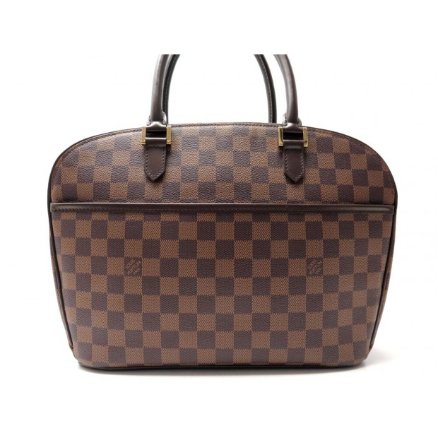 SAC A MAIN LOUIS VUITTON SARRIA HORIZONTAL N51282 TOILE DAMIER EBENE PURSE 1700€