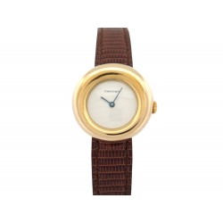 MONTRE CHAUMET ANNEAU 28 MM QUARTZ CLASSIQUE EN OR JAUNE 18K GOLD WATCH 3690€