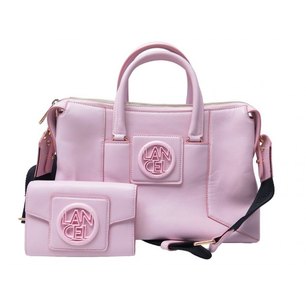 NEUF SAC A MAIN LANCEL ROXANE CARRYAL ZIPPE S A12350 + PORTEFEUILLE A12078 865€