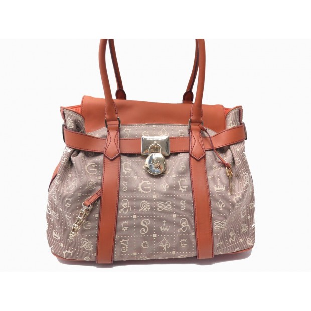 SAC A MAIN LANCEL DALICHIC A05376 CABAS EN TOILE DALIGRAMME HAND BAG PURSE 1250€