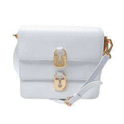 NEUF SAC A MAIN LANCEL IDYLLE RABAT M A12367 CUIR BLANC OPTIQUE BANDOULIERE 595€