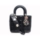 SAC A MAIN CHRISTIAN DIOR LADY SMALL ABC CUIR BANDOULIERE CHARM HAND BAG 5500€