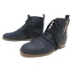 NEUF CHAUSSURES CHANEL COTON HUILE MATELASSE A LACETS G29685 41 SHOE BOOTS 1500€