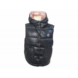 DOUDOUNE MONCLER AVAL GIUBBOTTO SANS MANCHE A CAPUCHE T2 40 M BLOUSON GILET 750€