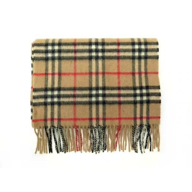 ECHARPE BURBERRY CHECK TARTAN CLASSIQUE EN CACHEMIRE CASHMERE ICON SCARF 490€