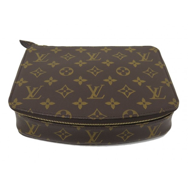 BOITE A BIJOUX LOUIS VUITTON EN TOILE MONOGRAM COFFRET CANVAS JEWELRY BOX