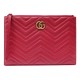 SAC POCHETTE A MAIN GUCCI 476440 MARMONT LOGO GG CUIR MATELASSE ROUGE POUCH 750€