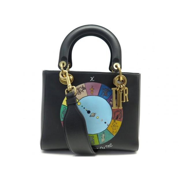 NEUF SAC A MAIN CHRISTIAN DIOR LADY DIOR WHEEL OF FORTUNE D-LITE HAND BAG 5900€