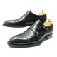 CHAUSSURES LOUIS VUITTON MOCASSINS MONCEAU 6 40.5 BIBOUCLE CUIR NOIR SHOES 890€