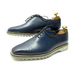 CHAUSSURES BERLUTI ALESSANDRO SPADA DEMESURE S3977006 6.5 40.5 CUIR BLEU 1180€