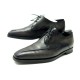 CHAUSSURES BERLUTI DERBY 3 OEILLETS 6.5 40.5 CUIR PATINE GRIS EMBAUCHOIRS 2225€