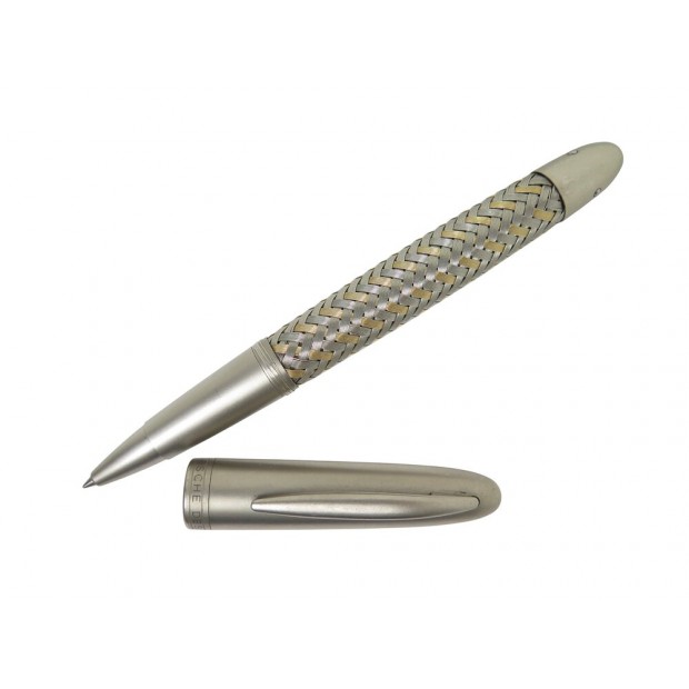 STYLO BILLE ROLLER PORSCHE DESIGN TECH P3110 EN ACIER BROSSE STEEL PEN 390€