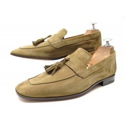 NEUF CHAUSSURES BERLUTI MOCASSINS LORENZO A PAMPILLES 6 40 EN CUIR LOAFERS 980€