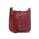 NEUF SAC A MAIN HERMES EVELYNE 16 AMAZONE MINI CUIR CLEMENCE ROUGE BANDOULIERE