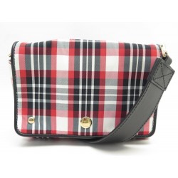 NEUF SAC A MAIN BURBERRY HACKBERRY 8035827 TARTAN CHECK ROUGE BANDOULIERE 790€