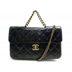 NEUF SAC A MAIN CHANEL TIMELESS PERFECT EDGE LARGE CUIR MATELASSE NOIR BAG 5500€