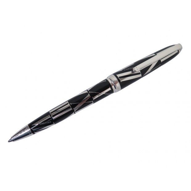 STYLO CARTIER BILLE LOUIS CHIFFRES ROMAIN ST170127 LAQUE NOIRE LIMITEE PEN 885€