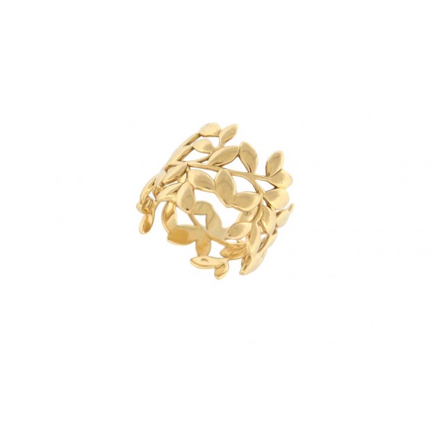 BAGUE TIFFANY & CO ALLIANCE OLIVE LEAF T50 PICASSO EN OR JAUNE 18K RING 3000€