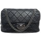 SAC A MAIN CHANEL COCO SPORRAN FLAP TIMELESS CUIR MATELASSE NOIR HAND BAG 8400€