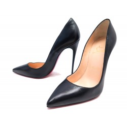 NEUF CHAUSSURES CHRISTIAN LOUBOUTIN SO KATE 120 EN CUIR NOIR 37 PUMP SHOES 695€