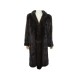 VINTAGE MANTEAU LONG YVES SAINT LAURENT EN FOURRURE VISON MARRON 40 M FUR COAT