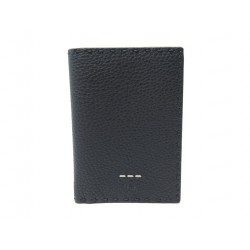 NEUF PORTE PASSEPORT FENDI 7M0269 EN CUIR NOIR LEATHER PASSPORT NEW HOLDER 350€