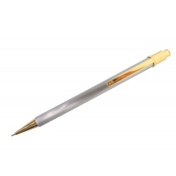 STYLO PORTE MINES MUST DE CARTIER TRINITY ACIER BROSSE CRITERIUM PENCIL PEN 320€