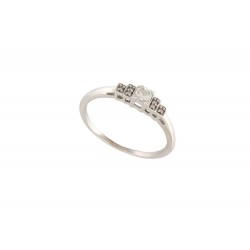 NEUF BAGUE MAUBOUSSIN SOLITAIRE UN PRINTEMPS 1930 N 2 RI1130WGDI 55 RING 1260€