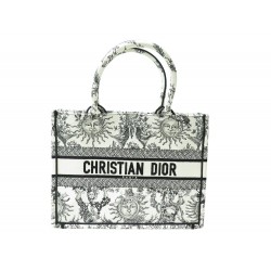 NEUF SAC A MAIN CHRISTIAN DIOR BOOK TOTE EN TOILE DE JOUY M1286 HAND BAG 2700€