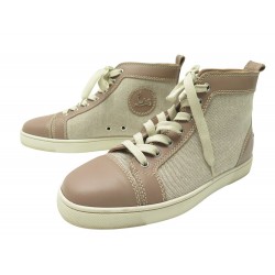 NEUF CHAUSSURES BASKETS MONTANTES CHRISTIAN LOUBOUTIN LOUIS 41 SNEAKERS 795€