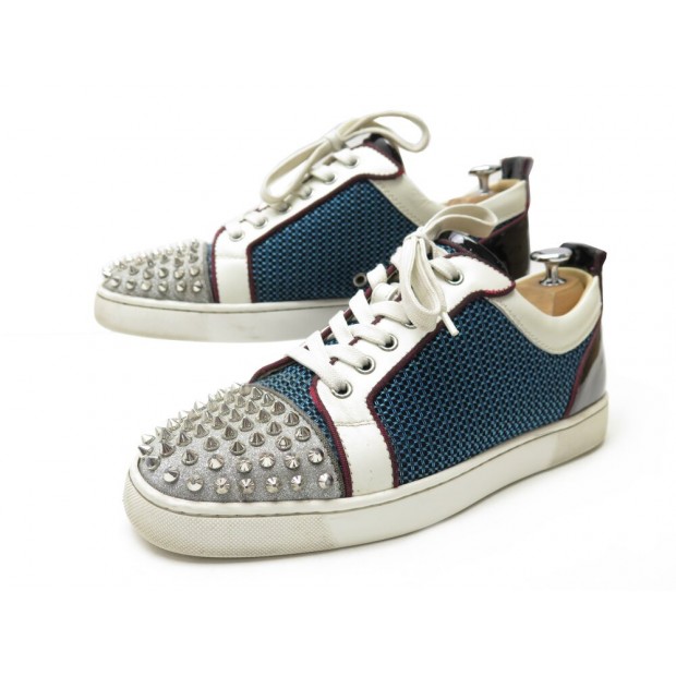 CHAUSSURES CHRISTIAN LOUBOUTIN BASKETS LOUIS JUNIOR SPIKES ORLATO FLAT 41 850€