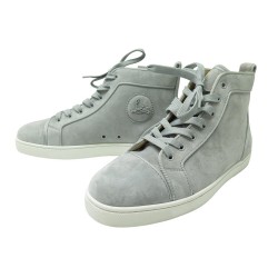 NEUF CHAUSSURES BASKETS MONTANTES CHRISTIAN LOUBOUTIN LOUIS 40.5 SNEAKERS 795€