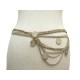 CEINTURE CHANEL CHAINE MEDAILLONS LOGO CC COLLIER T 85 METAL DORE BELT 2020€