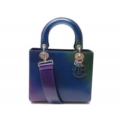 SAC A MAIN CHRISTIAN DIOR LADY OMBRE BLEU DEGRADE BANDOULIERE GRADIENT BAG 5900€