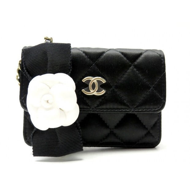 NEUF SAC A MAIN CHANEL MINI TIMELESS CHAINE NOEUD CAMELIA BANDOULIERE BAG 4500€