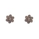 NEUF BOUCLES D'OREILLES CHANEL LOGO CC FLOCONS DE NEIGE SNOWFLAKE EARRINGS 380€