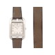 MONTRE HERMES CAPE COD PM CC1.210 31 MM EN ACIER DOUBLE TOUR QUARTZ WATCH 2700€