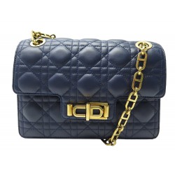 NEUF SAC A MAIN MISS DIOR CD LOCK CUIR CANNAGE BANDOULIERE HAND BAG PURSE 3350€