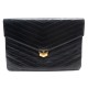 NEUF SAC A MAIN CHANEL POCHETTE PARIS HAMBOURG CUIR CHEVRON A81229 HANDBAG 3000€