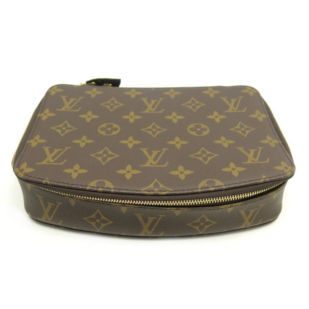 NEUF BOITE A BIJOUX LOUIS VUITTON POCHETTE EN TOILE MONOGRAM CANVAS JEWELRY BOX