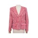 NEUF VESTE DE TAILLEUR CHANEL P22966V13825 EN TWEED ROSE 40 M 3 BOUTONS 6500€