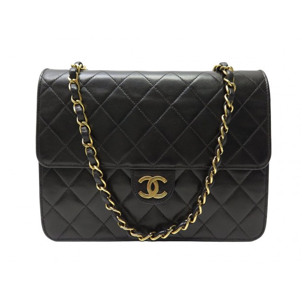 VINTAGE SAC A MAIN CHANEL PETIT TIMELESS SIMPLE RABAT CUIR MATELASSE BAG 7250€