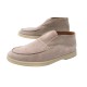 CHAUSSURES LORO PIANA OPEN WALK 35.5 BOTTINES CUIR SUEDE BEIGE SHOES BOOTS 570€