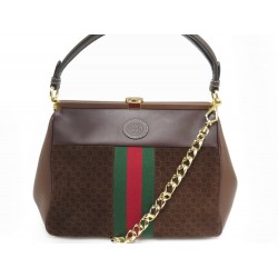 NEUF SAC A MAIN GUCCI VIRGO 726428 DAIM MINI G ET CUIR BANDOULIERE HANDBAG 4100€