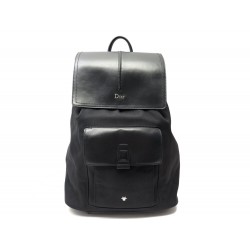 SAC A DOS DIOR HOMME MOTION 1MOBA062XVO EN NYLON & CUIR NOIR BACKPACK BAG 1800€