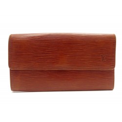 VINTAGE PORTEFEUILLE LOUIS VUITTON SARAH EN CUIR EPI MARRON LEATHER WALLET 645€