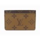 NEUF PORTE CARTES LOUIS VUITTON M69161 TOILE MONOGRAM REVERSE CARDS HOLDER 210€