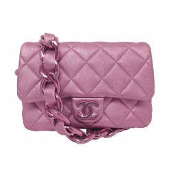 NEUF SAC A MAIN CHANEL TIMELESS PM CUIR MATELASSE ROSE METALLISE HAND BAG 5600€